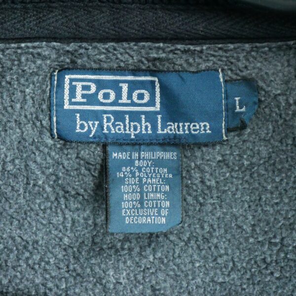Sweat a capuche homme manches longues gris Polo Ralph Lauren Col Rond QWE2122