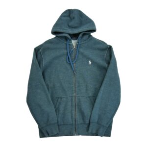 Sweat a capuche homme manches longues marine Polo Ralph Lauren Col Rond QWE1322