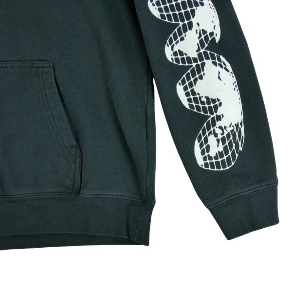 Sweat a capuche homme manches longues noir Stussy Col Montant QWE0352