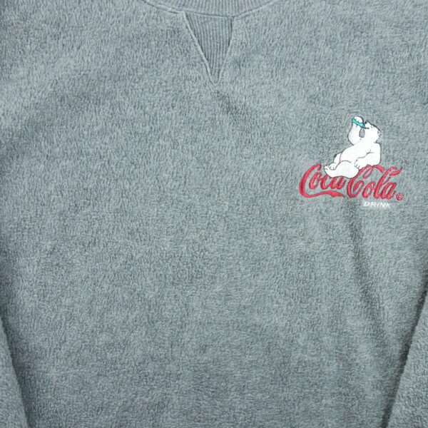 Sweat femme manches longues gris Vintage Col Rond QWE3196