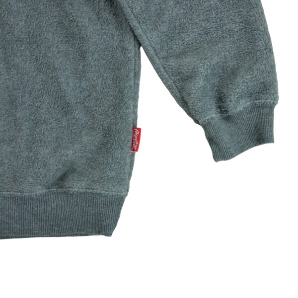 Sweat femme manches longues gris Vintage Col Rond QWE3196