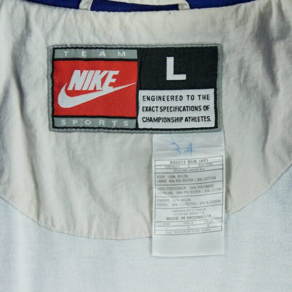 Veste legeres homme manches longues bleu Nike Col Montant QWE2237