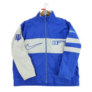 Veste legeres homme manches longues bleu Nike Col Montant QWE2237