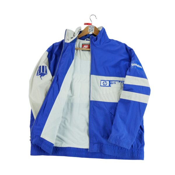 Veste legeres homme manches longues bleu Nike Col Montant QWE2237