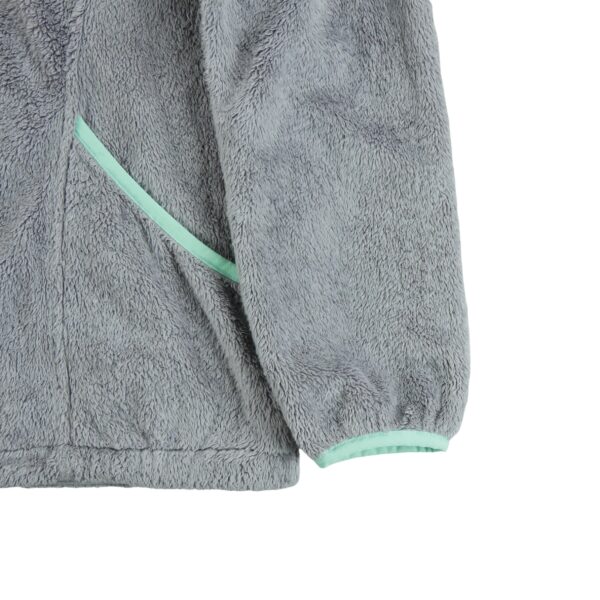 Veste polaires enfant manches longues gris The North Face Col Montant QWE3195