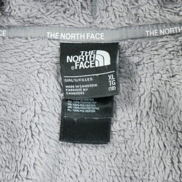 Veste polaires enfant manches longues gris The North Face Col Montant QWE3195