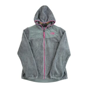 Veste polaires enfant manches longues gris The North Face Col Rond QWE1389