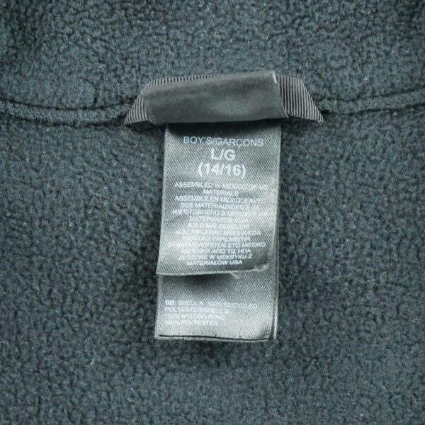 Veste polaires enfant manches longues noir The North Face Col Montant QWE0396