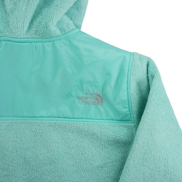 Veste polaires enfant manches longues turquoise The North Face Col Rond QWE3382
