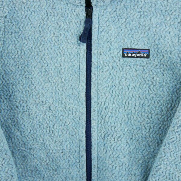 Veste polaires femme manches longues bleu clair Patagonia Col Montant QWE3180