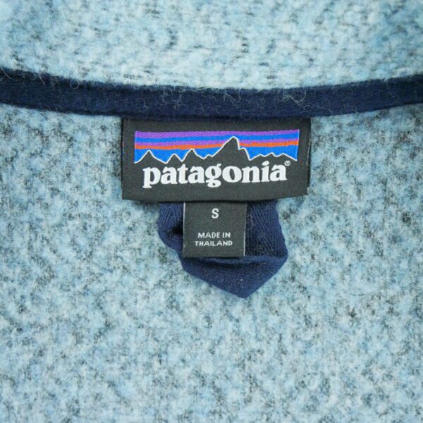 Veste polaires femme manches longues bleu clair Patagonia Col Montant QWE3180