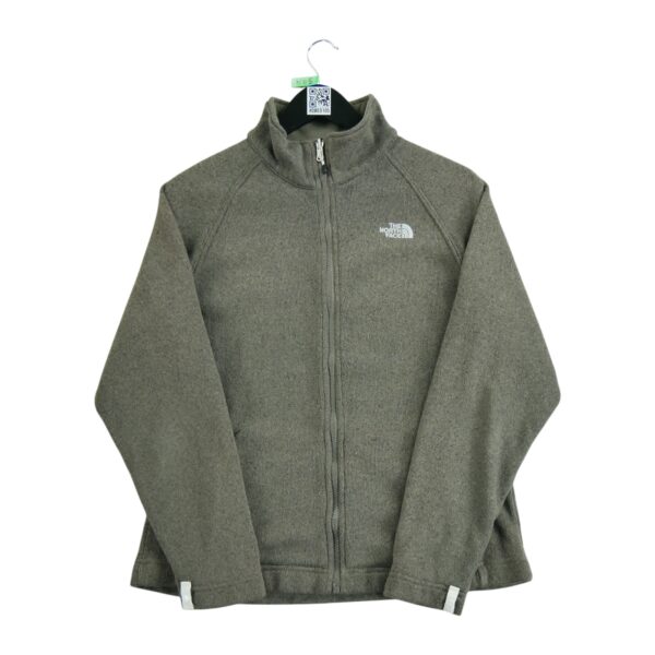 Veste polaires femme manches longues marron The North Face Col Montant QWE0105