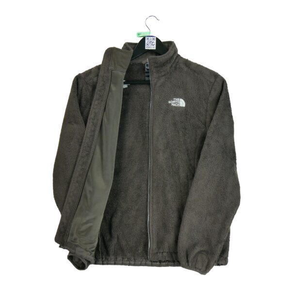 Veste polaires femme manches longues marron The North Face Col Montant QWE0142