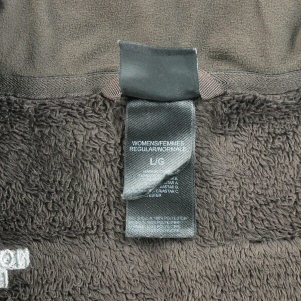 Veste polaires femme manches longues marron The North Face Col Montant QWE0142