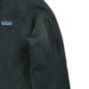 Veste polaires femme manches longues noir Patagonia Col Montant QWE3178