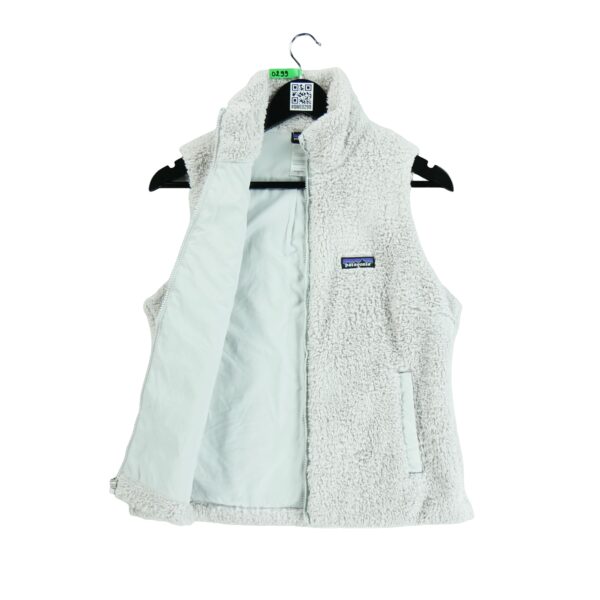 Veste polaires femme sans manches gris Patagonia Col Montant QWE0299