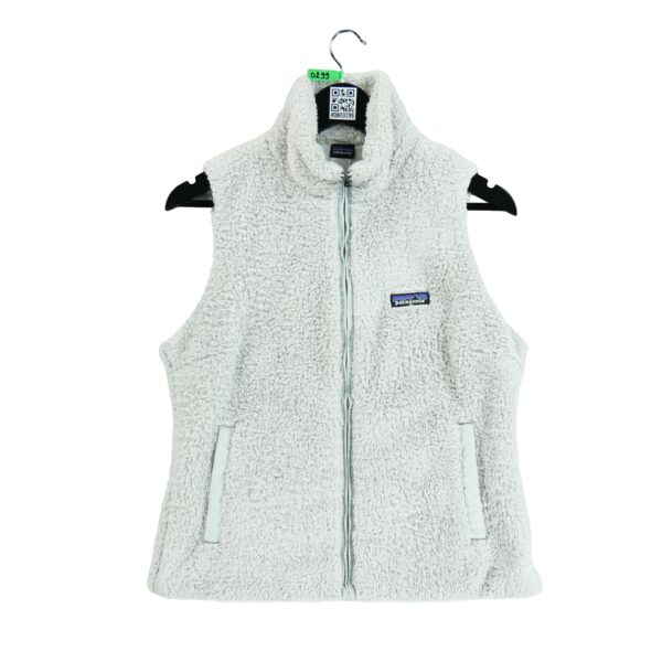 Veste polaires femme sans manches gris Patagonia Col Montant QWE0299