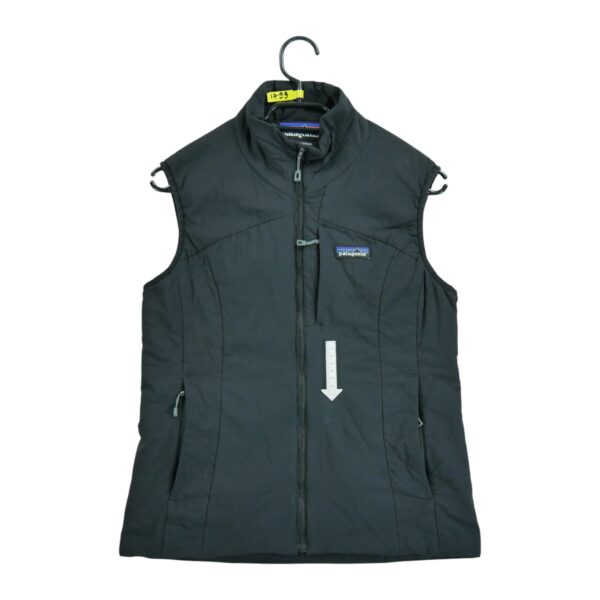 Veste polaires femme sans manches noir Patagonia Col Montant QWE1799