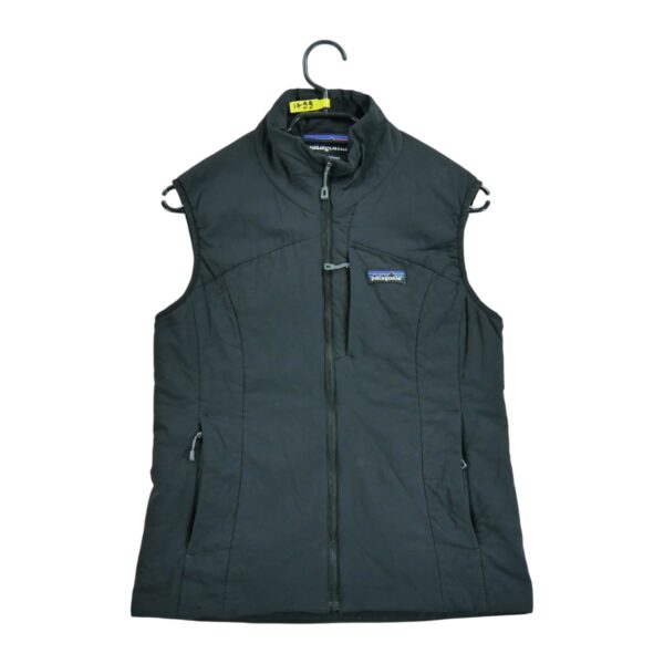 Veste polaires femme sans manches noir Patagonia Col Montant QWE1799