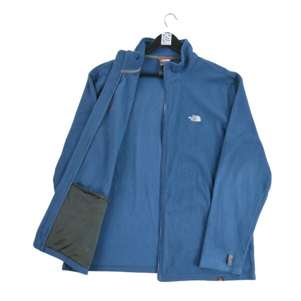 Veste polaires homme manches longues bleu The North Face Col Montant QWE3205