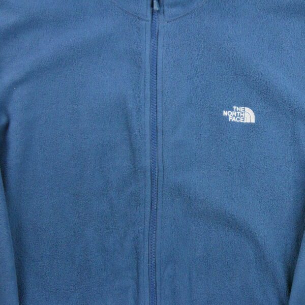 Veste polaires homme manches longues bleu The North Face Col Montant QWE3205