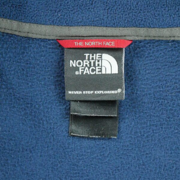 Veste polaires homme manches longues bleu The North Face Col Montant QWE3205