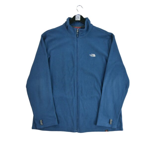 Veste polaires homme manches longues bleu The North Face Col Montant QWE3205
