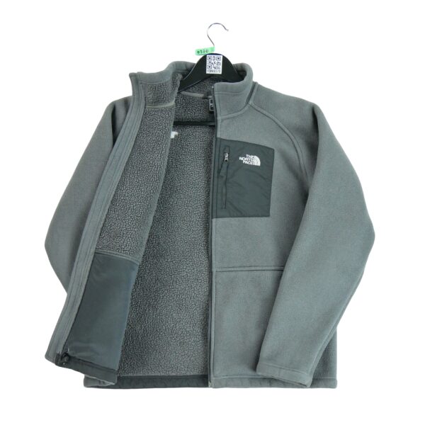 Veste polaires homme manches longues gris The North Face Col Montant QWE0370