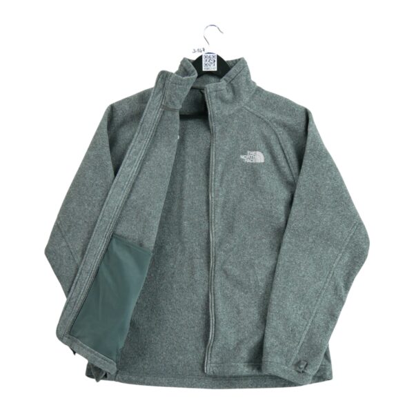 Veste polaires homme manches longues gris The North Face Motif chine Col Montant QWE3147