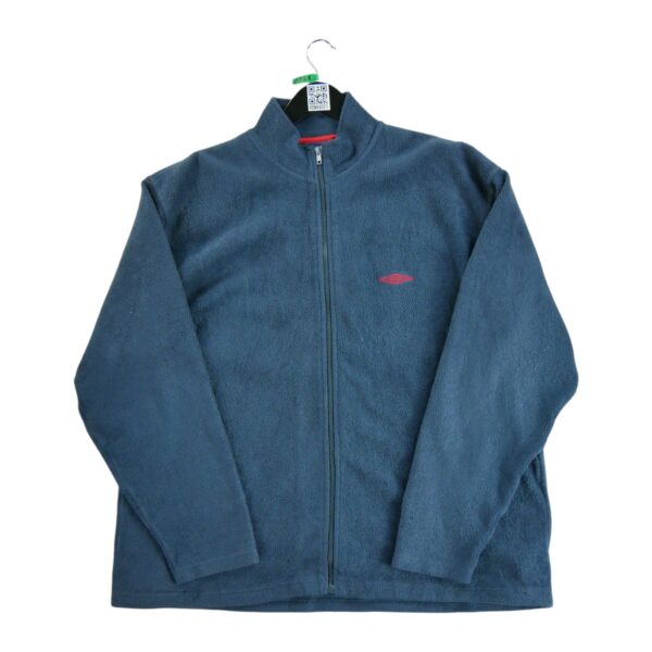 Veste polaires homme manches longues marine Umbro Col Montant QWE0321