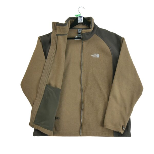 Veste polaires homme manches longues marron The North Face Col Montant QWE0466
