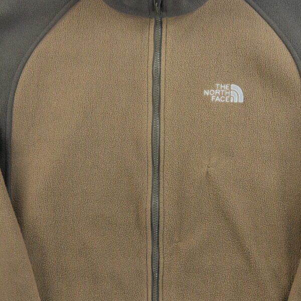Veste polaires homme manches longues marron The North Face Col Montant QWE0466