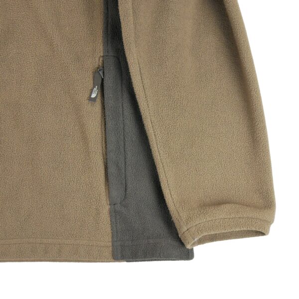 Veste polaires homme manches longues marron The North Face Col Montant QWE0466