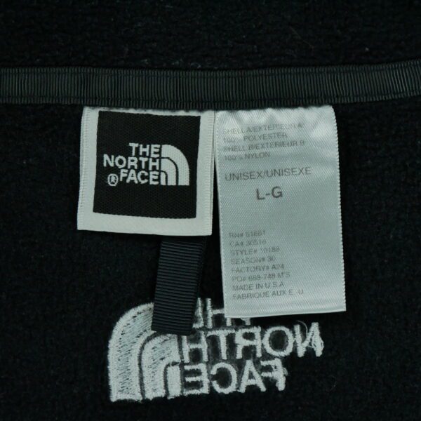 Veste polaires homme manches longues noir The North Face Col Montant QWE0090
