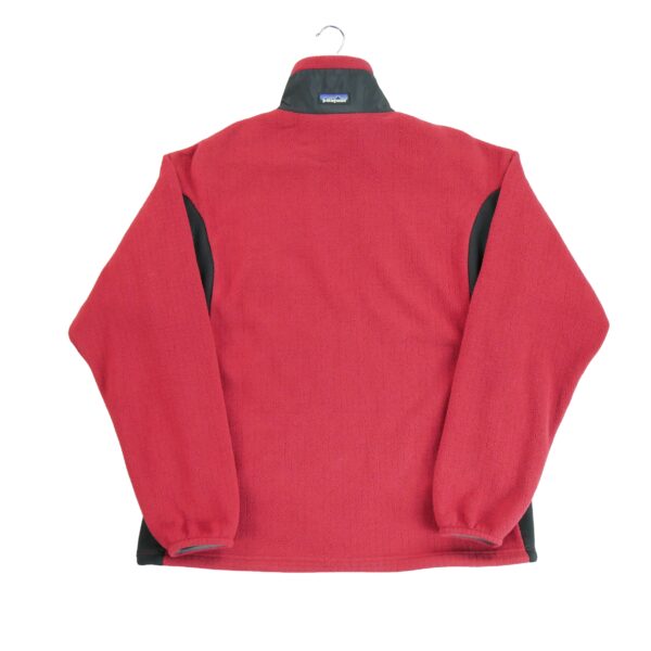 Veste polaires homme manches longues rouge Patagonia Col Montant QWE3202