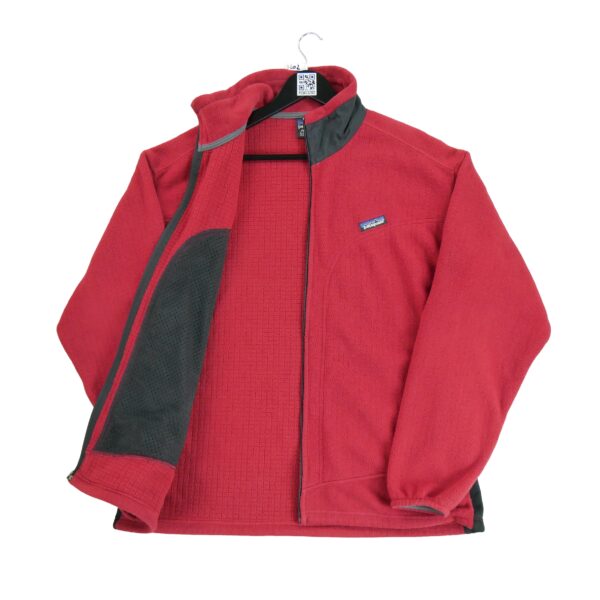 Veste polaires homme manches longues rouge Patagonia Col Montant QWE3202