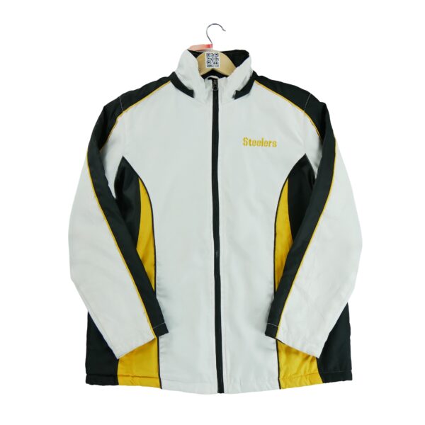 Blouson femme manches longues blanc NFL Team Apparel Equipe Pittsburgh Steelers