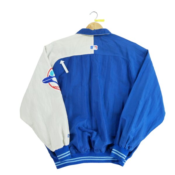 Blouson homme manches longues bleu Starter Col Harrington Equipe Toronto Blue Jays QWE1374