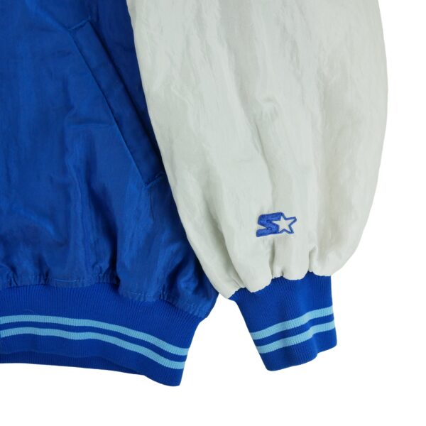 Blouson homme manches longues bleu Starter Col Harrington Equipe Toronto Blue Jays QWE1374