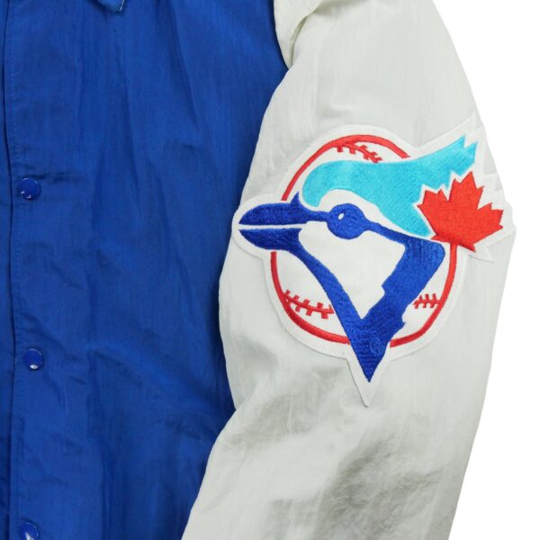 Blouson homme manches longues bleu Starter Col Harrington Equipe Toronto Blue Jays QWE1374
