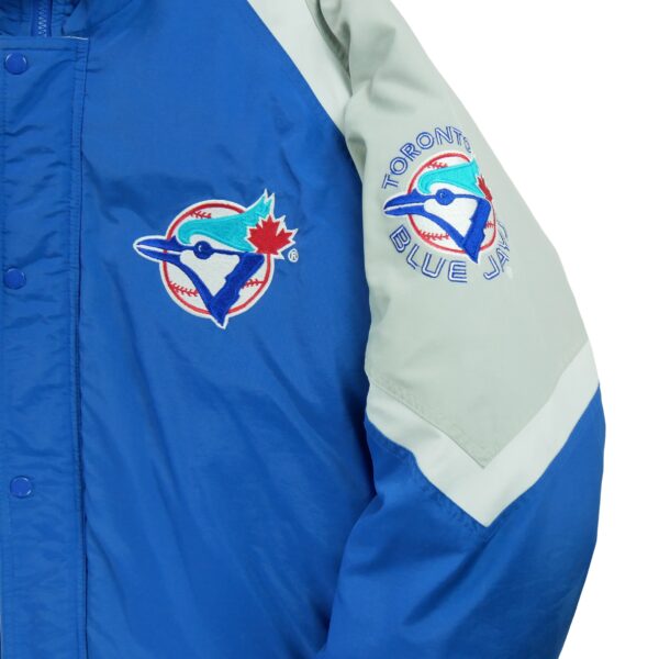 Blouson homme manches longues bleu Starter Col Montant Equipe Toronto Blue Jays