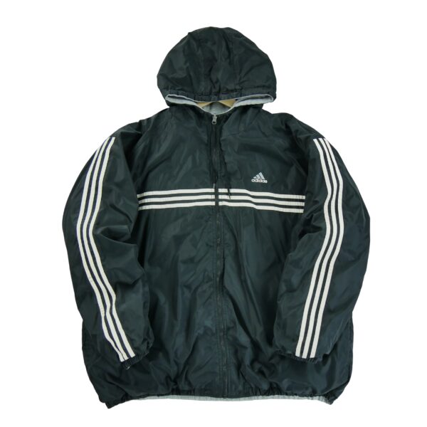 Blouson homme manches longues gris Adidas Col Montant