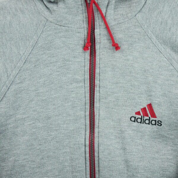 Blouson homme manches longues gris Adidas Col Rond