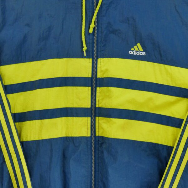 Blouson homme manches longues marine Adidas Col Montant QWE0258