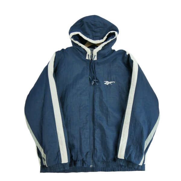 Blouson homme manches longues marine Reebok Col Montant