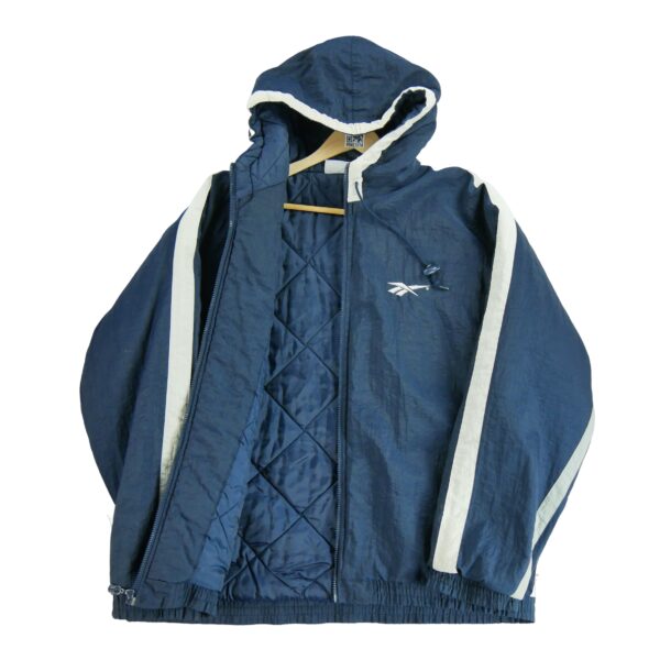 Blouson homme manches longues marine Reebok Col Montant