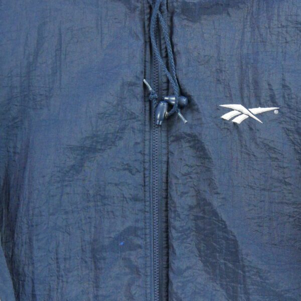 Blouson homme manches longues marine Reebok Col Montant