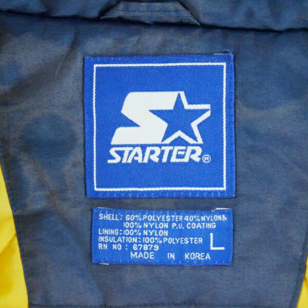 Blouson homme manches longues marine Starter Col Montant Equipe Notre Dame