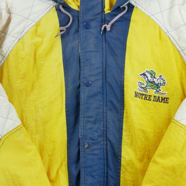 Blouson homme manches longues marine Starter Col Montant Equipe Notre Dame