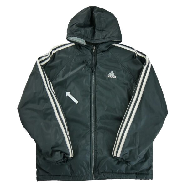 Blouson homme manches longues noir Adidas Col Montant